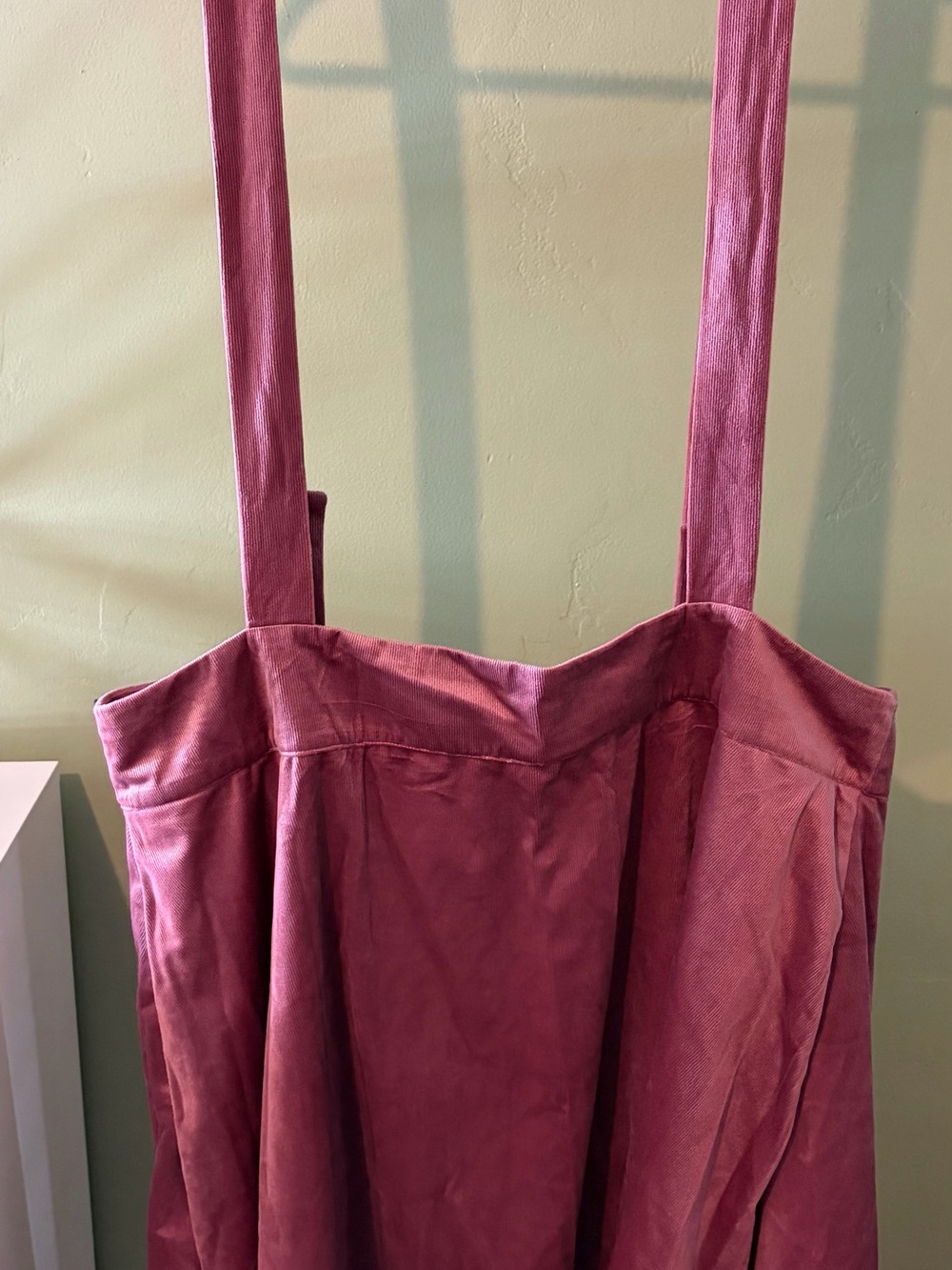 Unique Vintage Dusty Mauve Corduroy Skirt